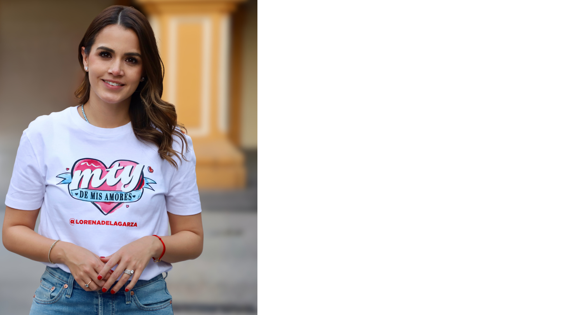 Lorena de la Garza presenta el proyecto MTY de mis Amores en Monterrey